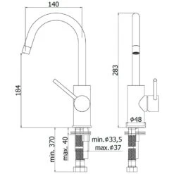 Kronenbach AQA 2.0 Waschtisch-Einhebelmischer Mit Hohem Auslauf -Kronenbach hersteller kronenbach aqa 2 waschtisch einhebelmischer 1246671