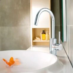 Kronenbach AQA 2.0 Waschtisch-Einhebelmischer Mit Hohem Auslauf