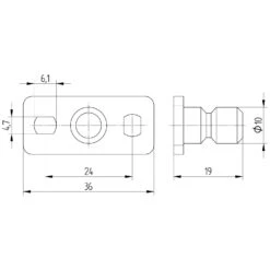 Kronenbach Plana 2.0 Papierhalter Ohne Deckel -Kronenbach hersteller kronenbach bad accessoires plana 2 3566756