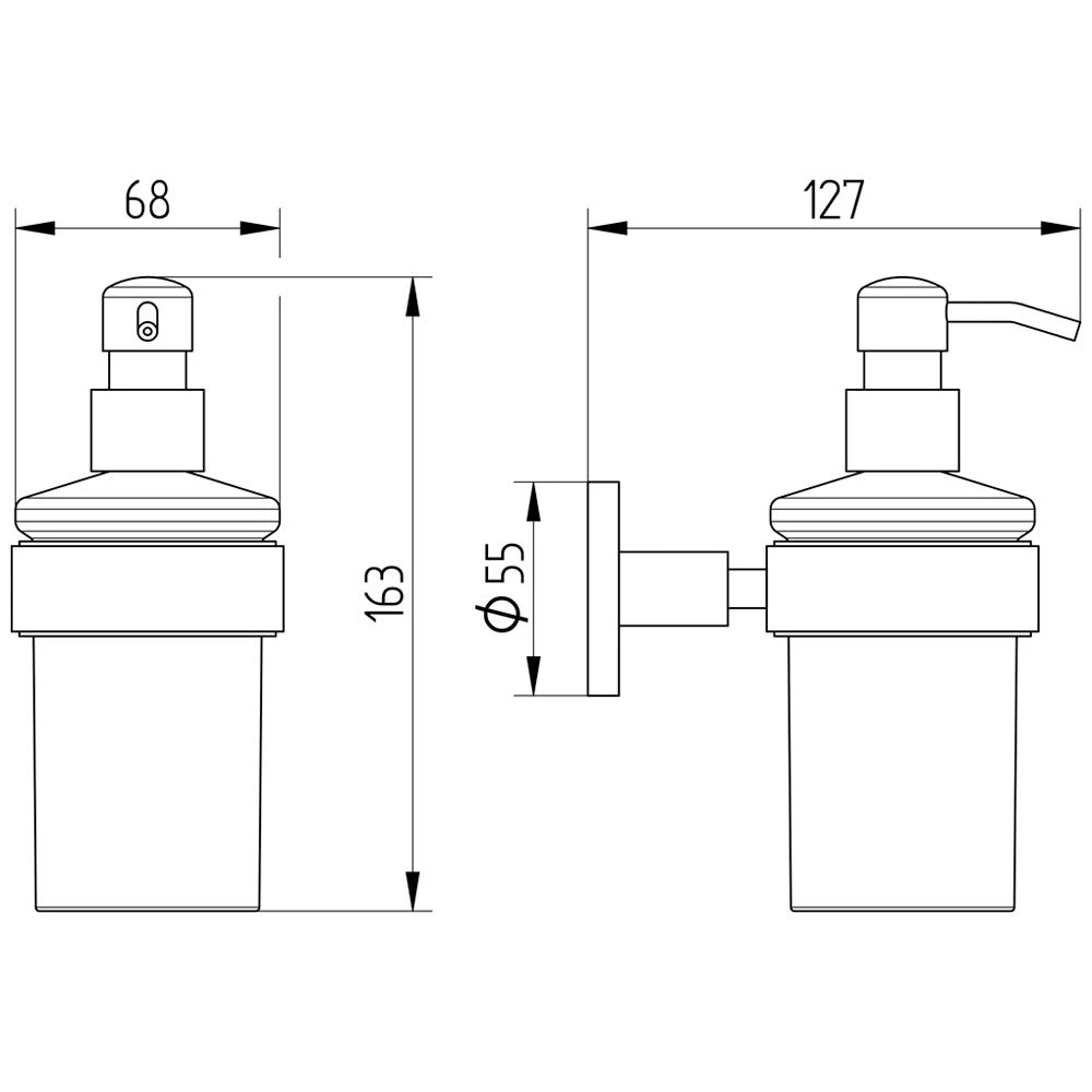 Kronenbach Styla-X 2.0 Seifenspender Kronenbach Styla-X 2.0 Seifenspender -Kronenbach hersteller kronenbach bad accessoires styla x 1620510