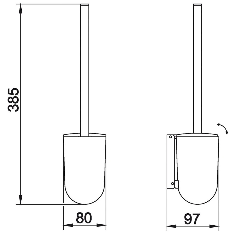 Kronenbach Toilettenbürstengarnitur Kronenbach Toilettenbürstengarnitur -Kronenbach hersteller kronenbach bad accessoires universal toilettenbuerstengarnitur 895587