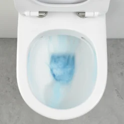 Kronenbach Tube Wand-WC-Set Spülrandlos Inkl. WC-Sitz Slim -Kronenbach hersteller kronenbach badkeramik wc tube wand 9240789