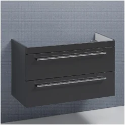 Kronenbach Plana Waschtischunterschrank 100 Cm Mit 2 Auszügen