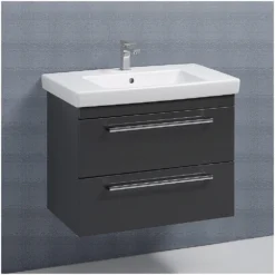 Kronenbach Plana Waschtischunterschrank 80 Cm Mit 2 Auszügen -Kronenbach hersteller kronenbach badmoebel plana 100 waschtischunterschraenke 1242520