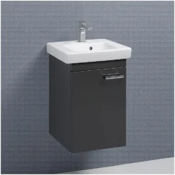 Kronenbach Plana 100 Waschtischunterschrank 45 Cm Mit 1 Tür, Anschlag Links -Kronenbach hersteller kronenbach badmoebel plana 100 waschtischunterschraenke 1353998