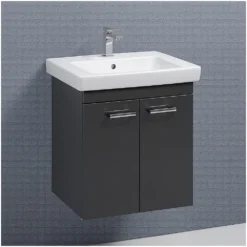 Kronenbach Plana Waschtischunterschrank 60 Cm Mit 2 Türen -Kronenbach hersteller kronenbach badmoebel plana 100 waschtischunterschraenke 1354009