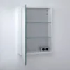 Kronenbach Plana 2.0 Spiegelschrank 50 Cm Mit 1 Tür Und LED-Aufsatzleuchte, Anschlag Links