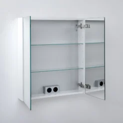 Kronenbach Plana 2.0 Spiegelschrank 70 Cm Mit 2 Türen Und LED-Aufsatzleuchte