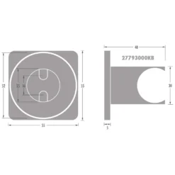 Kronenbach SUPRA 2.0 Brausenhalter Softedge