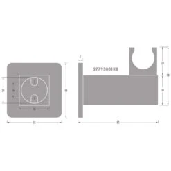 Kronenbach SUPRA 2.0 Brausenhalter Drehbar Softedge