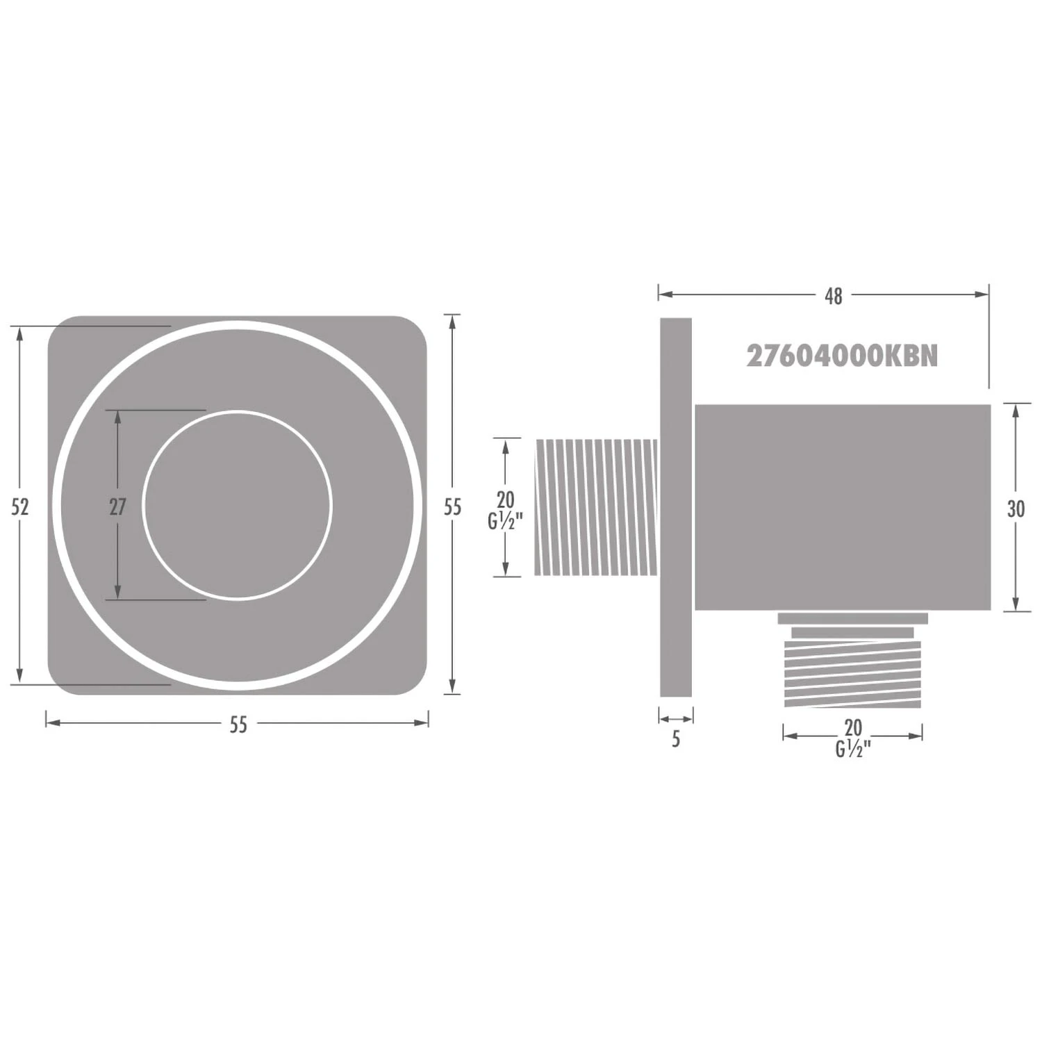 Kronenbach SUPRA 2.0 Wandanschlussbogen softedge Kronenbach SUPRA 2.0 Wandanschlussbogen Softedge -Kronenbach hersteller kronenbach brauseprogramm wandanschlussboegen supra 2 3147029