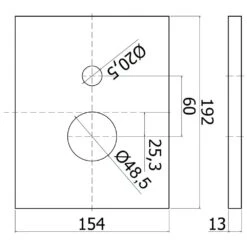 Kronenbach Neura 2.0 Unterputz-Wannen-Brausearmatur
