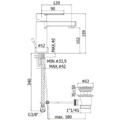 Kronenbach Neura 2.0 Waschtisch-Einhebelmischer -Kronenbach hersteller kronenbach neura 2 waschtisch einhebelmischer 1050557