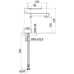 Kronenbach Neura 2.0 Waschtisch-Einhebelmischer Ohne Ablaufgarnitur -Kronenbach hersteller kronenbach neura 2 waschtisch einhebelmischer 1050559