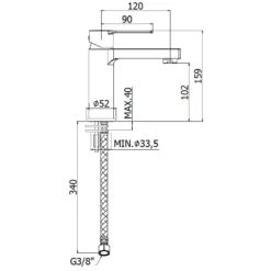 Kronenbach Neura 2.0 Waschtisch-Einhebelmischer Water-Save Ohne Ablaufgarnitur -Kronenbach hersteller kronenbach neura 2 waschtisch einhebelmischer 1050560