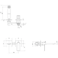 Kronenbach Omega 2.0 Waschtisch-Wandarmatur Ausladung 15 Cm Inkl. Grundkörper -Kronenbach hersteller kronenbach omega 2 waschtisch wandarmatur 2197336