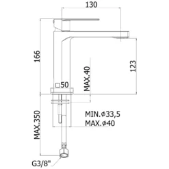 Kronenbach Omega 2.0 Waschtischeinhebelmischer -Kronenbach hersteller kronenbach omega 2 waschtisch waschtischeinhebelmischer 2197345