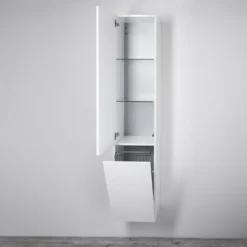 Kronenbach Plana 2.0 Hochschrank 35 X 168 Cm Mit 1 Tür, 1 Wäschekippe, Anschlag Links