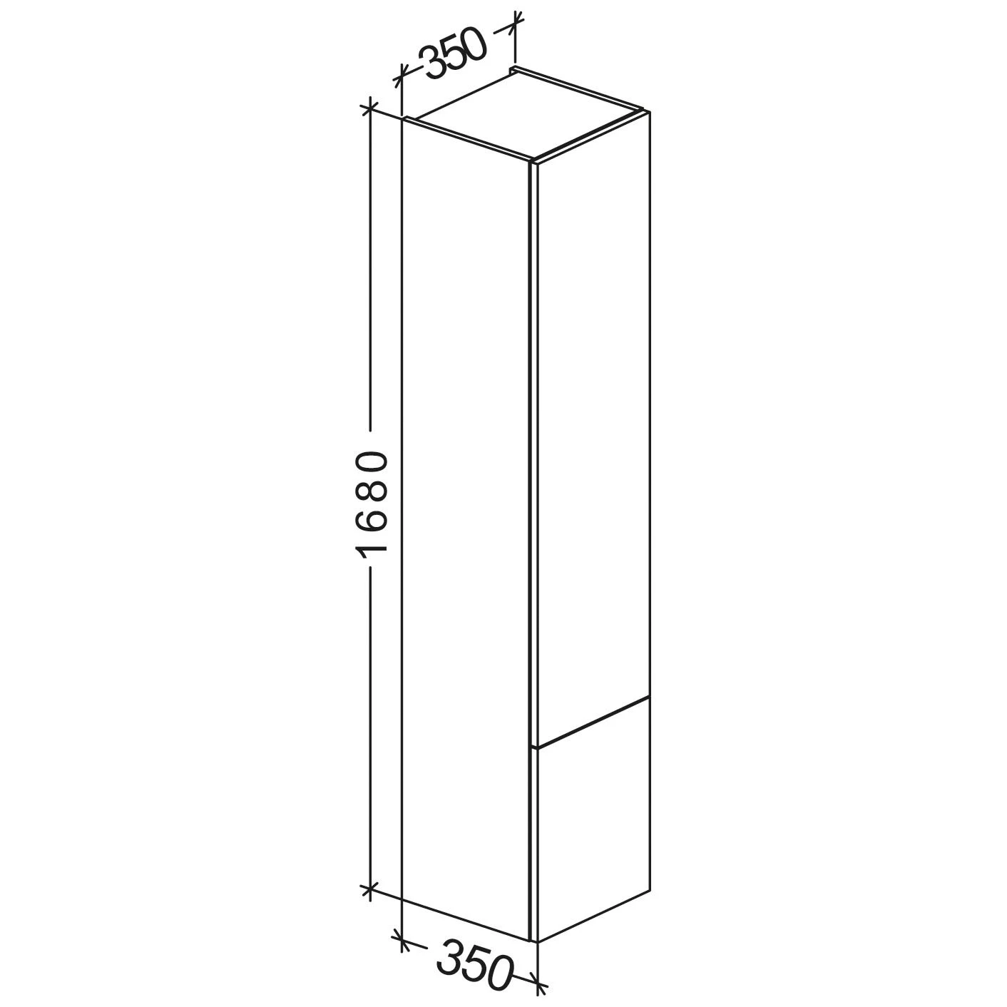 Kronenbach Plana 2.0 Hochschrank 35 x 168 cm mit 1 Tür, 1 Wäschekippe, Anschlag links Kronenbach Plana 2.0 Hochschrank 35 X 168 Cm Mit 1 Tür, 1 Wäschekippe, Anschlag Links -Kronenbach hersteller kronenbach plana 2 hochschraenke hochschrank 2384986