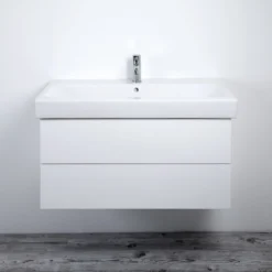 Kronenbach Plana 2.0 Waschtischunterschrank Für Geberit ICon 90 Cm Mit 2 Auszügen