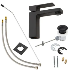 Kronenbach Quara 2.0 Black Waschtisch-Einhebelmischer -Kronenbach hersteller kronenbach quara 2 black wanne 4268962