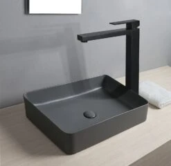 Kronenbach Quara 2.0 Black XXL-Size Waschtisch-Einhebelmischer -Kronenbach hersteller kronenbach quara 2 black waschtisch 3678602