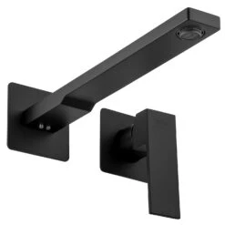 Kronenbach Quara 2.0 Black Waschtisch-Wandarmatur Ausladung 24 Cm Inkl. Grundkörper -Kronenbach hersteller kronenbach quara 2 black waschtisch 3985035