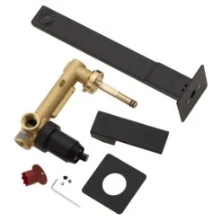 Kronenbach Quara 2.0 Black Waschtisch-Wandarmatur Ausladung 24 Cm Inkl. Grundkörper -Kronenbach hersteller kronenbach quara 2 black waschtisch 4268977