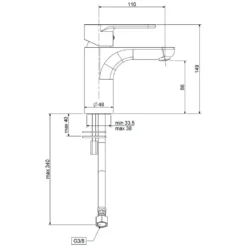 Kronenbach Radia 2.0 Waschtisch-Einhebelmischer Ohne Ablaufgarnitur -Kronenbach hersteller kronenbach radia 2 waschtisch einhebelmischer 1270584