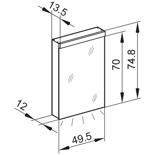 Kronenbach Moon 2.0, 4000K LED-Spiegelschrank 49,5 cm mit 1 Tür und Steckdose rechts unten Kronenbach Moon 2.0, 4000K LED-Spiegelschrank 49,5 Cm Mit 1 Tür Und Steckdose Rechts Unten -Kronenbach hersteller kronenbach spiegelschraenke moon 2 3994739