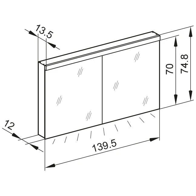 Kronenbach Moon 2.0, 4000K LED-Spiegelschrank 139,5 cm mit 2 Türen und Steckdose unten Kronenbach Moon 2.0, 4000K LED-Spiegelschrank 139,5 Cm Mit 2 Türen Und Steckdose Unten -Kronenbach hersteller kronenbach spiegelschraenke moon 2 3997123