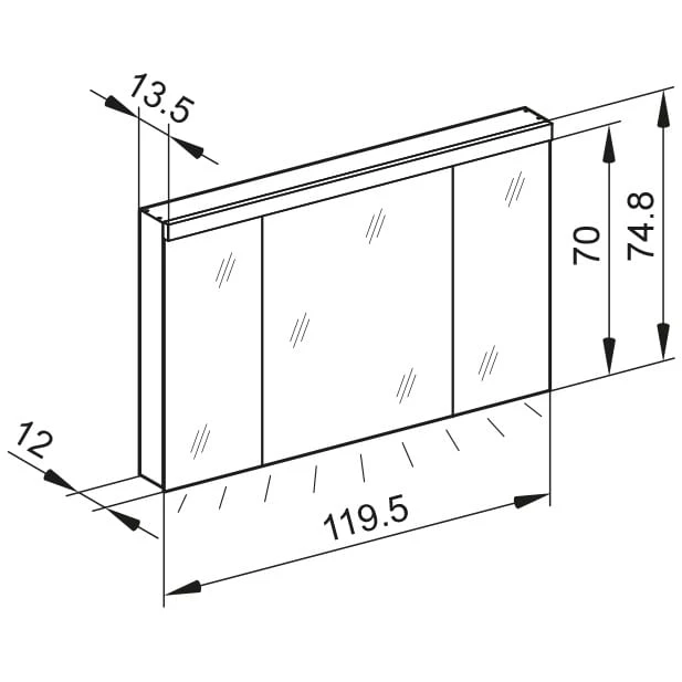 Kronenbach Moon 2.0, 3000K LED-Spiegelschrank 119,5 cm mit 3 Türen und Steckdose unten Kronenbach Moon 2.0, 3000K LED-Spiegelschrank 119,5 Cm Mit 3 Türen Und Steckdose Unten -Kronenbach hersteller kronenbach spiegelschraenke moon 2 spiegelschrank 3997023