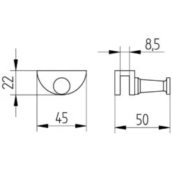 Kronenbach Haken Für Duschabtrennungen