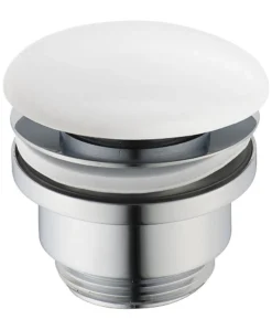Kronenbach Pop Up Ablaufventil Rund, Kurz, Keramische Abdeckung