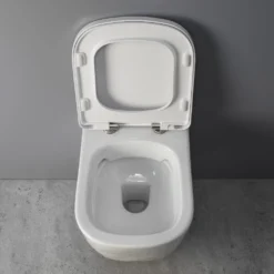 Geberit DuoFix Element Für Wand-WC Mit Kronenbach Cube Kompakt Wand-WC-Set Spülrandlos Inkl. WC-Sitz