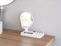 Kronenbach Stone Kosmetikordner Mit Spiegel -Kronenbach kronenbach bad accessoires stone kosmetikordner mit 9540248