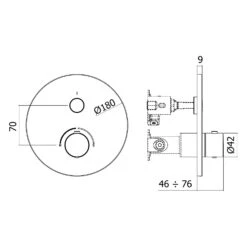 Kronenbach Smart Push Unterputz-Mischer Für 1 Verbraucher, Runde Ausführung 2 Kronenbach Smart Push Unterputz-Mischer Für 1 Verbraucher, Runde Ausführung -Kronenbach kronenbach badarmaturen kronbox 3 dusche unterputz 9962123