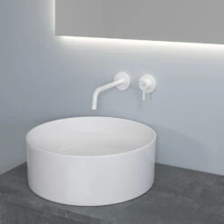 Kronenbach Lima 2.0 White Waschtisch-Wandarmatur 17,5 Cm Inkl. Grundkörper