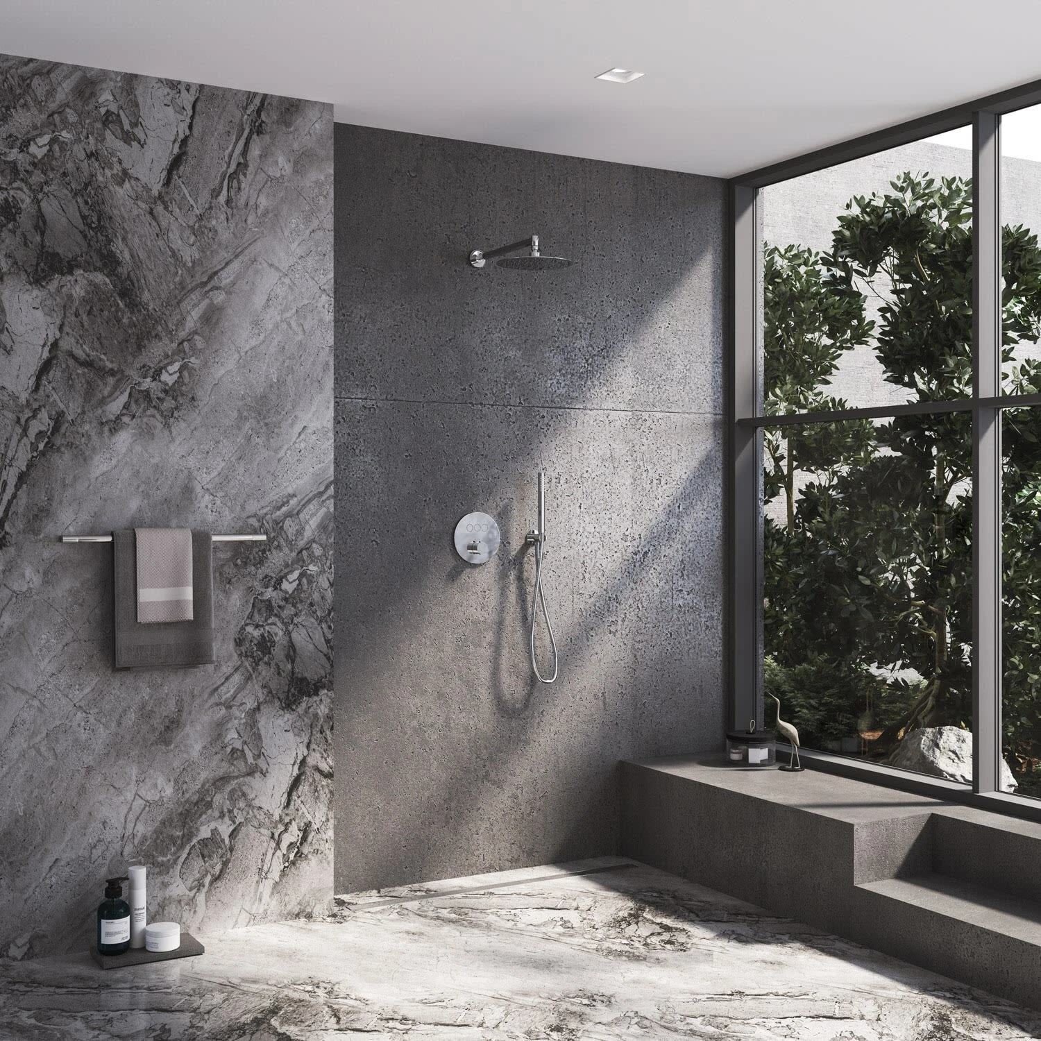 Kronenbach Smart Push Thermostat Unterputz für 3 Verbraucher, runde Ausführung Kronenbach Smart Push Thermostat Unterputz Für 3 Verbraucher, Runde Ausführung -Kronenbach kronenbach badarmaturen smart push thermostate unterputz 10267373