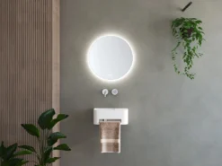 Kronenbach Stone Handwaschbecken 38 X 19 Cm Mit Handtuchhalterung, Becken Links Ohne Hahnlochbohrung -Kronenbach kronenbach badkeramik handwaschbecken stone 38 x 9566132