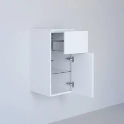 Kronenbach Cube Highboard 30 X 64,6 Cm, 1 Auszug, 1 Tür, Anschlag Rechts, Mit TIP-ON