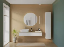 Kronenbach Cube Hochschrank 30 X 168 Cm, 1 Auszug, 1 Tür, Anschlag Rechts, Mit TIP-ON -Kronenbach kronenbach badmoebel cube hochschraenke hochschrank 30 10060748