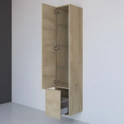 Kronenbach Cube Hochschrank 30 X 168 Cm, 1 Auszug, 1 Tür, Anschlag Links, Mit TIP-ON