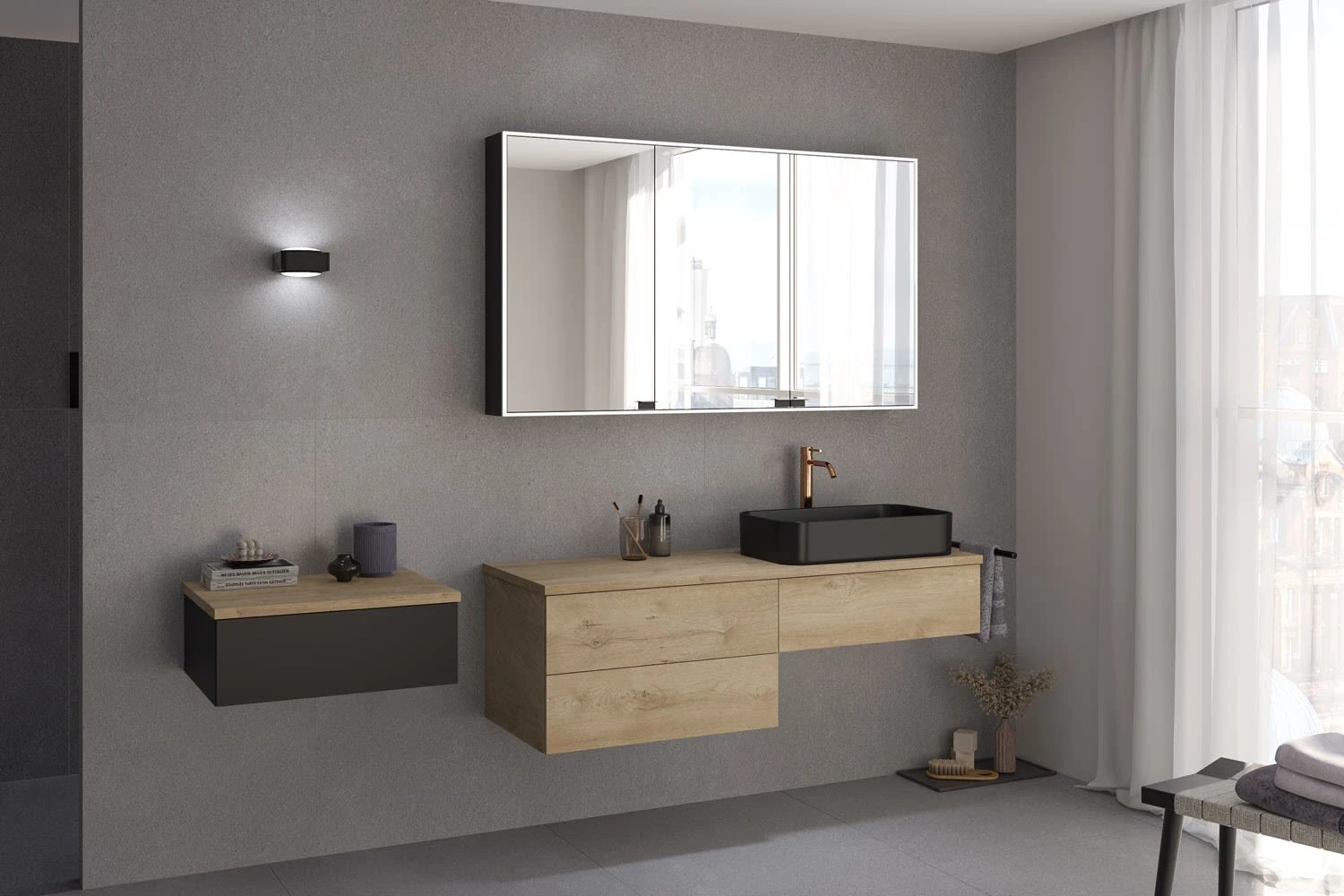 Kronenbach Cube Sideboard 61 cm mit 1 Auszug und TIP-ON Kronenbach Cube Sideboard 61 Cm Mit 1 Auszug Und TIP-ON -Kronenbach kronenbach badmoebel cube sideboards 60 cm 8730251