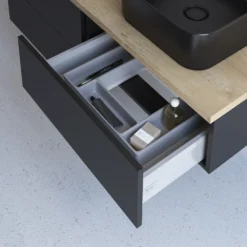 Kronenbach Cube Waschtischkonsole 101 Cm Mit 1 Auszug Und TIP-ON