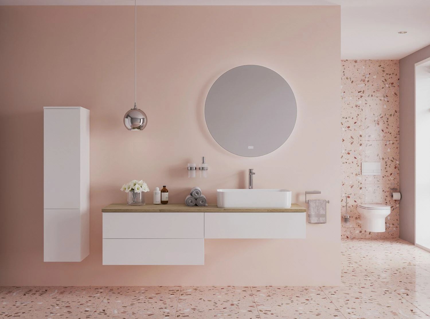 Kronenbach Cube Waschtischkonsole 161 cm mit 3 Auszügen und TIP-ON Kronenbach Cube Waschtischkonsole 161 Cm Mit 3 Auszügen Und TIP-ON -Kronenbach kronenbach badmoebel cube waschtischkonsolen 160 cm 10060613