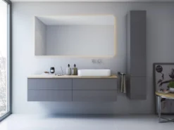 Kronenbach Cube Waschtischkonsole 161 Cm Mit 4 Auszügen Und TIP-ON -Kronenbach kronenbach badmoebel cube waschtischkonsolen 160 cm 9211764