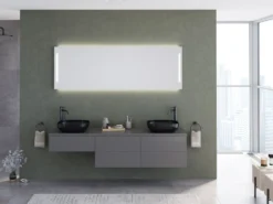 Kronenbach Cube Waschtischkonsole 181 Cm Für 2 Waschtische Mit 5 Auszügen Und TIP-ON -Kronenbach kronenbach badmoebel cube waschtischkonsolen 180 cm 8729738