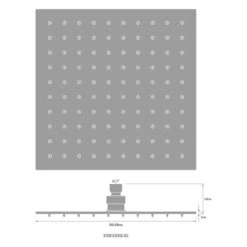 Kronenbach SUPRA 2.0 Kopfbrause 30 X 30 Cm