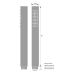 Kronenbach SUPRA STICK 2.0 Stabhandbrause